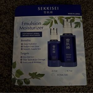 KOSE SEKKISEI Emulsion Moisturizer 4.7oz+2.3oz/ New  Sealed made in Japan